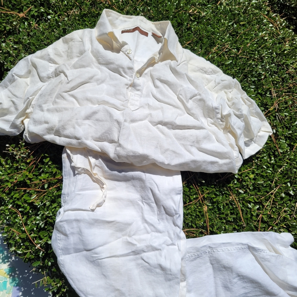 Mens linen suit